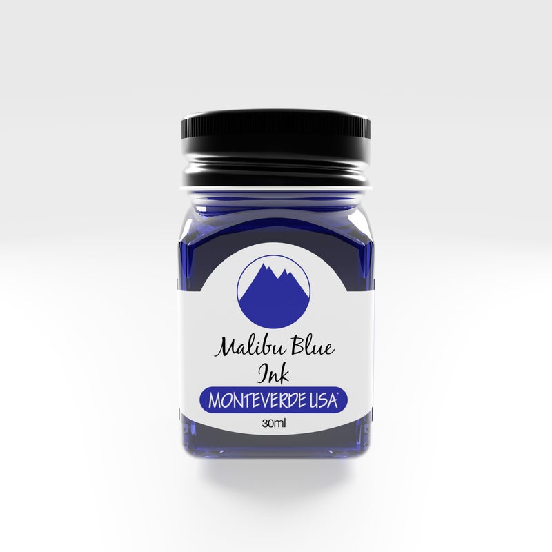Monteverde USA Ink with ITF Technology, 30 ml Malibu Blue (G309MU) - Image 1